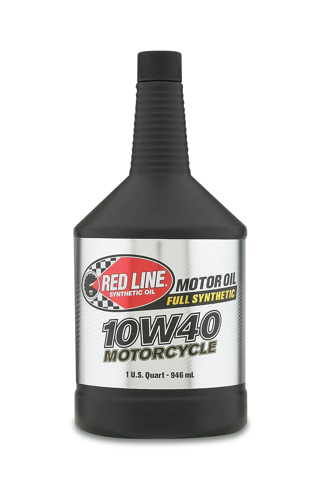 42404 – RED LINE Oil, SAE 10W40 4-Stroke Motorcycle 1 Quart Bottle Single
